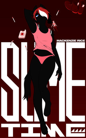 Slime Time (2022) by Mackenzie Rice - Cover and Typography