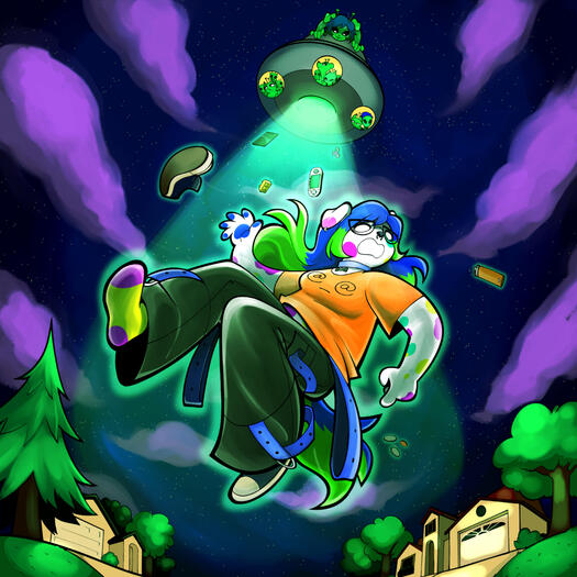 Alien Abduction by Sophiaaaahjkl;8901 (2026) - Cover Illustration
